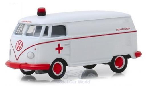 Diecast model cars Volkswagen T1 1/64 Greenlight Kastenwagen white/red Krankenwagen 1964 Volkswagen T1 1/64 Greenlight Kastenwagen white/red Krankenwagen 1964 diecast model cars