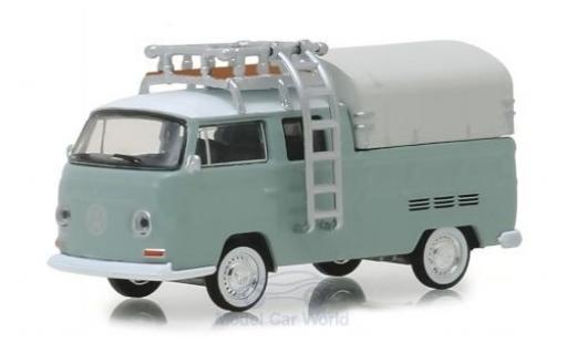 Diecast model cars Volkswagen T2 1/64 Greenlight DoKa grey/white 1974 Volkswagen T2 1/64 Greenlight DoKa grey/white 1974 diecast model cars