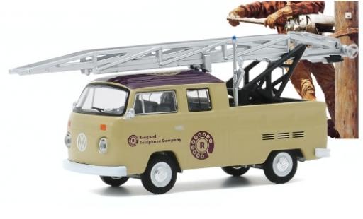 Diecast model cars Volkswagen T2 1/64 Greenlight Double Cab Ladder Truck Ringwell Telephone Company 1972 Volkswagen T2 1/64 Greenlight Double Cab Ladder Truck Ringwell Telephone Company 1972 diecast model cars