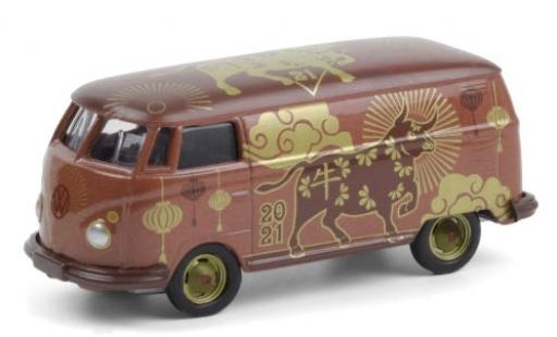 Diecast model cars Volkswagen T2 1/64 Greenlight Panel Van 2021 - Year of the Ox Volkswagen T2 1/64 Greenlight Panel Van 2021 - Year of the Ox diecast model cars