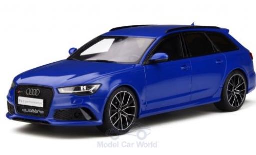 Diecast model cars Audi RS6 1/18 GT Spirit (C7) Performance Nogaro Edition metallic blue 2018 Audi RS6 1/18 GT Spirit (C7) Performance Nogaro Edition metallic blue 2018 diecast model cars