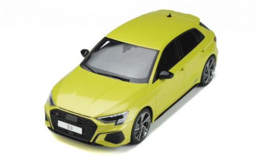 Diecast model cars Audi S3 1/18 GT Spirit Sportback yellow 2020 Audi S3 1/18 GT Spirit Sportback yellow 2020 diecast model cars