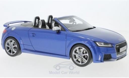 Diecast model cars Audi TT RS 1/18 GT Spirit RS Roadster metallic blue Audi TT RS 1/18 GT Spirit RS Roadster metallic blue diecast model cars