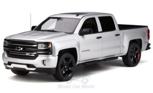 Diecast model cars Chevrolet Silverado 1/18 GT Spirit Redline Edition grey 2018 Chevrolet Silverado 1/18 GT Spirit Redline Edition grey 2018 diecast model cars