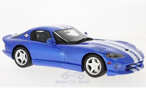 Diecast model cars Dodge Viper GTS 1/18 GT Spirit GTS blue/white 1996 Dodge Viper GTS 1/18 GT Spirit GTS blue/white 1996 diecast model cars