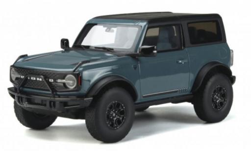 Diecast model cars Ford Bronco 1/18 GT Spirit First Edition grey/black 2021 Ford Bronco 1/18 GT Spirit First Edition grey/black 2021 diecast model cars