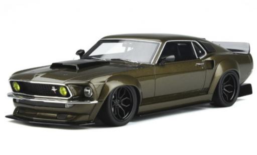 Diecast model cars Ford Mustang 1/18 GT Spirit Prior Design metallic brown 1969 Ford Mustang 1/18 GT Spirit Prior Design metallic brown 1969 diecast model cars