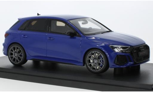 Diecast model cars Audi RS3 1/18 GT Spirit Sportback Performance Edition blue 2021 Audi RS3 1/18 GT Spirit Sportback Performance Edition blue 2021 diecast model cars