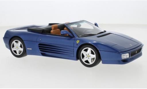 Diecast model cars Ferrari 348 1/18 GT Spirit Spider metallise blue 1994 Ferrari 348 1/18 GT Spirit Spider metallise blue 1994 diecast model cars
