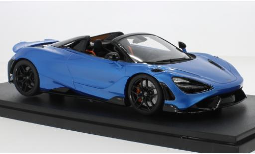 Diecast model cars McLaren 765 1/18 GT Spirit LT Spider metallise blue 2021 McLaren 765 1/18 GT Spirit LT Spider metallise blue 2021 diecast model cars