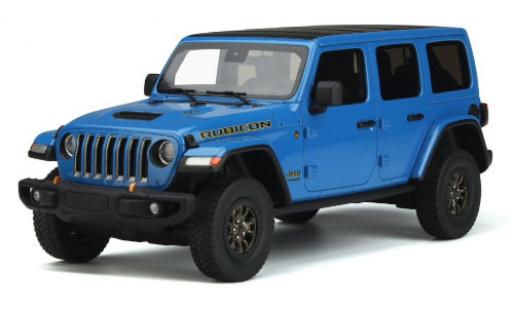 Diecast model cars Jeep Wrangler 1/18 GT Spirit Rubicon 392 blue 2021 Jeep Wrangler 1/18 GT Spirit Rubicon 392 blue 2021 diecast model cars