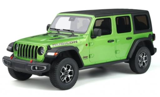Diecast model cars Jeep Wrangler 1/18 GT Spirit Rubicon metallic green 2019 Jeep Wrangler 1/18 GT Spirit Rubicon metallic green 2019 diecast model cars