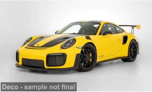 Diecast model cars Porsche 991 GT2 RS 1/12 GT Spirit 911 (.2) gelb/schwarz 2018 1:12 Porsche 991 GT2 RS 1/12 GT Spirit 911 (.2) gelb/schwarz 2018 1:12 diecast model cars