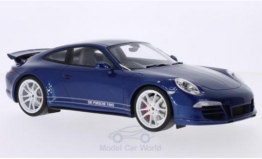 Diecast model cars Porsche 991 4S 1/18 GT Spirit 911 () Carrera 4S metallic blue/white RHD 5M Fans Porsche 991 4S 1/18 GT Spirit 911 () Carrera 4S metallic blue/white RHD 5M Fans diecast model cars