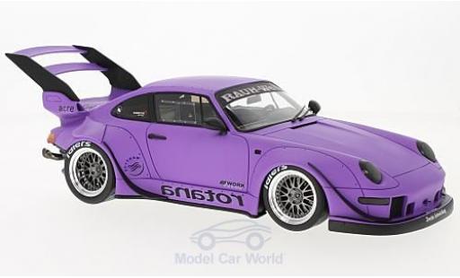 Diecast model cars Porsche 993 RWB 1/18 GT Spirit 911 () RWB Rotana matt-lila Porsche 993 RWB 1/18 GT Spirit 911 () RWB Rotana matt-lila diecast model cars