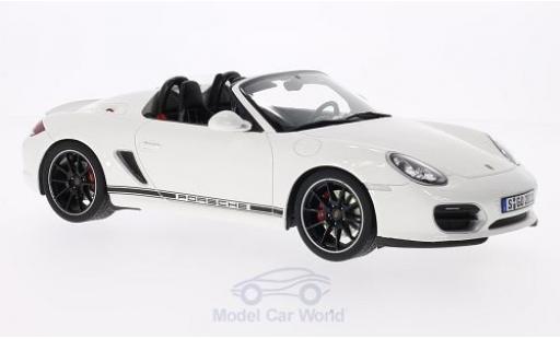 Diecast model cars Porsche Boxster 1/18 GT Spirit Spyder white Türen und Hauben geschlossen ohne Vitrine Porsche Boxster 1/18 GT Spirit Spyder white Türen und Hauben geschlossen ohne Vitrine diecast model cars