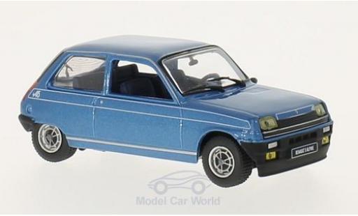 Renault 5 Alpine 1/43 GTI Collection Alpine metallic blue 1976 diecast model cars