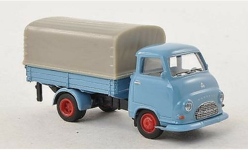 Hanomag Kurier Pritsche 1/87 Schuco flatbed grey-blue PP-LKW diecast model cars