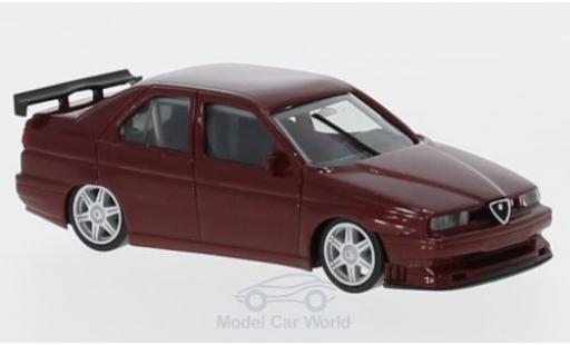 Alfa Romeo 155 1/87 Herpa Rennsport metallic red diecast model cars
