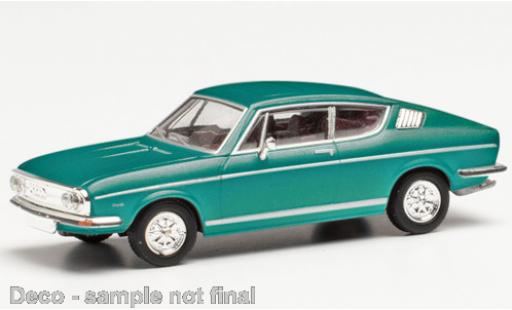Diecast model cars Audi 100 1/87 Herpa S Coupe metallic türkis Audi 100 1/87 Herpa S Coupe metallic türkis diecast model cars