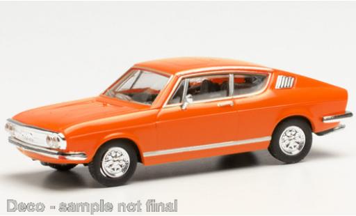 Audi 100 1/87 Herpa S Coupe orange diecast model cars