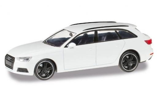 Diecast model cars Audi A4 1/87 Herpa Avant white Black Edition Audi A4 1/87 Herpa Avant white Black Edition diecast model cars
