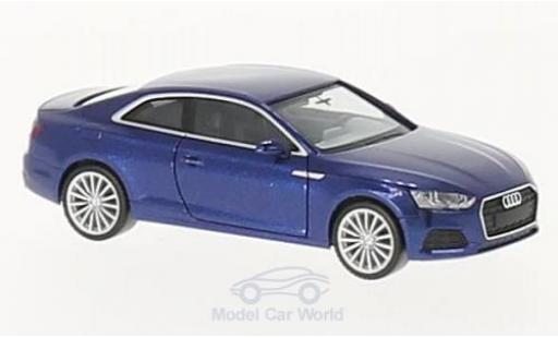 Diecast model cars Audi A5 1/87 Herpa Coupe metallic blue Audi A5 1/87 Herpa Coupe metallic blue diecast model cars