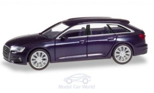 Audi A6 1/87 Herpa Avant metallic blue diecast model cars