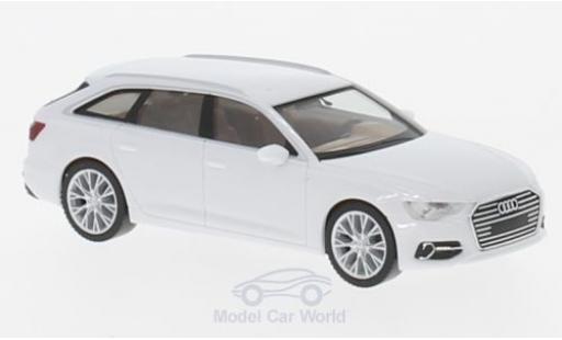 Audi A6 1/87 Herpa Avant white diecast model cars