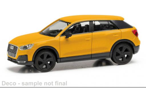 Audi Q2 1/87 Herpa gelb 1:87 diecast model cars