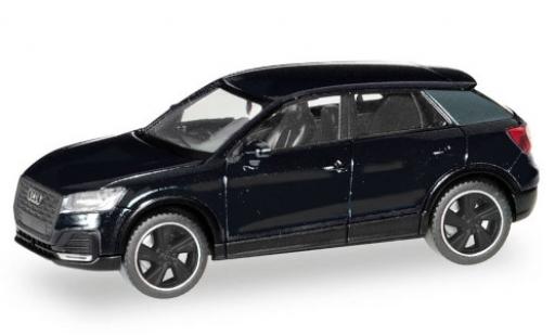 Audi Q2 1/87 Herpa black Black Edition diecast model cars