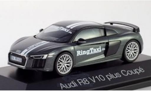 Audi R8 1/43 Herpa V10 Plus metallic grey/Dekor RingTaxi Nürburgring diecast model cars