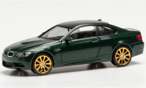 Diecast model cars Bmw M3 1/87 Herpa Coupe (E92) metallic green/carbon Bmw M3 1/87 Herpa Coupe (E92) metallic green/carbon diecast model cars