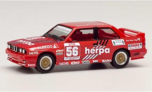 Bmw M3 1/87 Herpa (E30) No.56 Motorsport DTM 1989 G.Müller diecast model cars