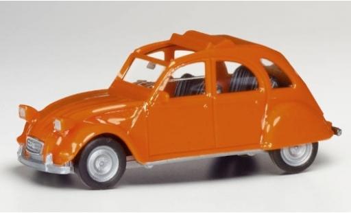 Diecast model cars Citroen 2CV 1/87 Herpa 2 CV orange Citroen 2CV 1/87 Herpa 2 CV orange diecast model cars