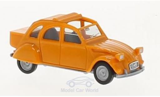 Diecast model cars Citroen 2CV 1/87 Herpa 2 CV orange mit Queue Citroen 2CV 1/87 Herpa 2 CV orange mit Queue diecast model cars