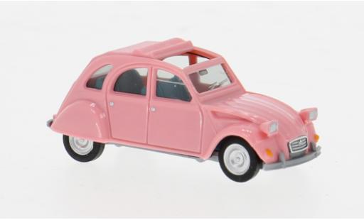 Diecast model cars Citroen 2CV 1/87 Herpa rosa 1:87 Citroen 2CV 1/87 Herpa rosa 1:87 diecast model cars