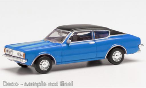 Ford Taunus 1/87 Herpa TC I Coupe blue/black diecast model cars