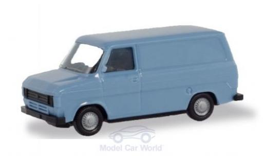 Ford Transit 1/87 Herpa Kasten blue diecast model cars