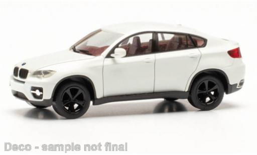 Bmw X6 1/87 Herpa white diecast model cars