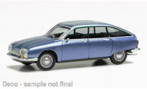 Citroen GS 1/87 Herpa metallise blue clair diecast model cars