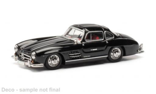 Mercedes 300 1/87 Herpa SL (W198) black diecast model cars