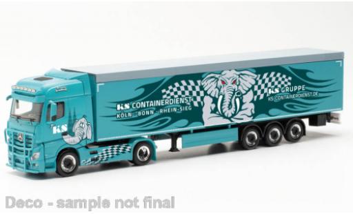 Mercedes Actros 1/87 Herpa Bigspace KS Containerdienst diecast model cars