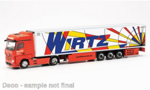Mercedes Actros 1/87 Herpa Bigspace Wirtz 2018 diecast model cars