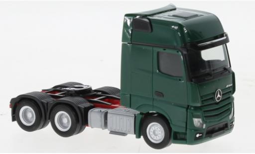 Mercedes Actros 1/87 Herpa Gigaspace 6x4 green foncé diecast model cars