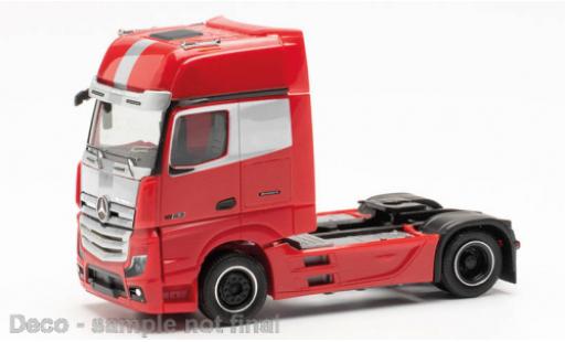 Mercedes Actros 1/87 Herpa Gigaspace Edition 3 red 2018 diecast model cars