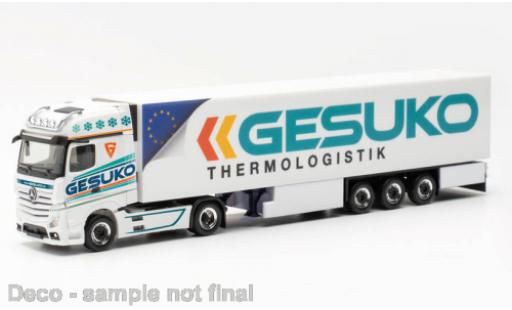 Mercedes Actros 1/87 Herpa Gigaspace GESUKO 2018 diecast model cars