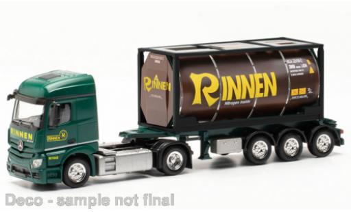Diecast model cars Mercedes Actros 1/87 Herpa Streamspace 2.3 Rinnen Mercedes Actros 1/87 Herpa Streamspace 2.3 Rinnen diecast model cars