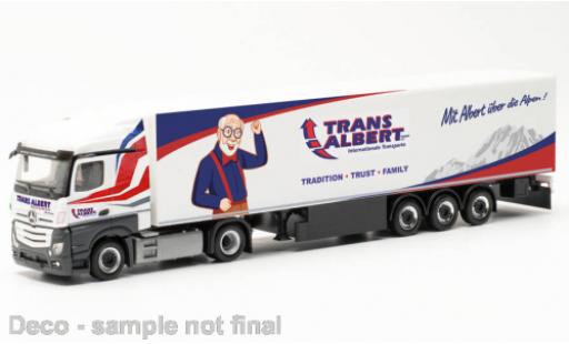 Mercedes Actros 1/87 Herpa Streamspace 2.5 Transalbert (I) diecast model cars