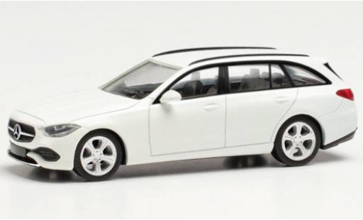 Diecast model cars Mercedes Classe C 1/87 Herpa T-Modell (S206) white Mercedes Classe C 1/87 Herpa T-Modell (S206) white diecast model cars